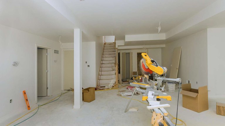 Apartment renovation in a new building in Kutaisi