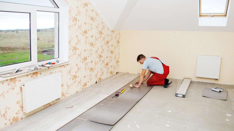 Apartment renovation in a new building in Batumi