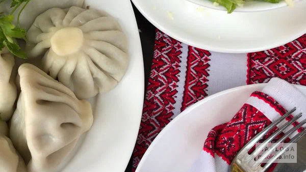 Хинкали в ресторане Первак