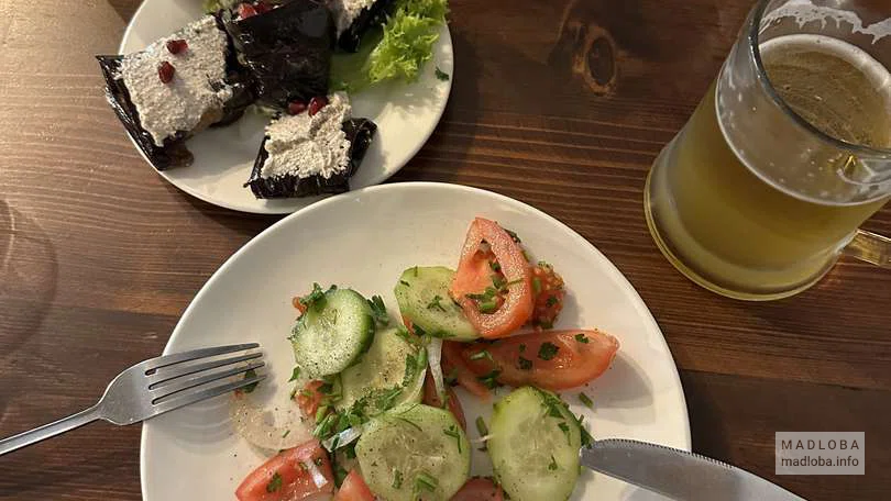 Овощные закуски к мясу