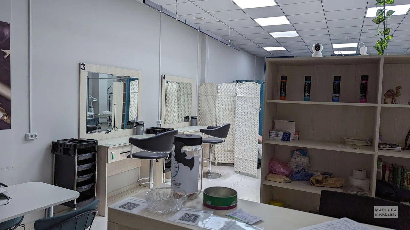 Салон красоты "COWORKING BEAUTY TIME" интерьер