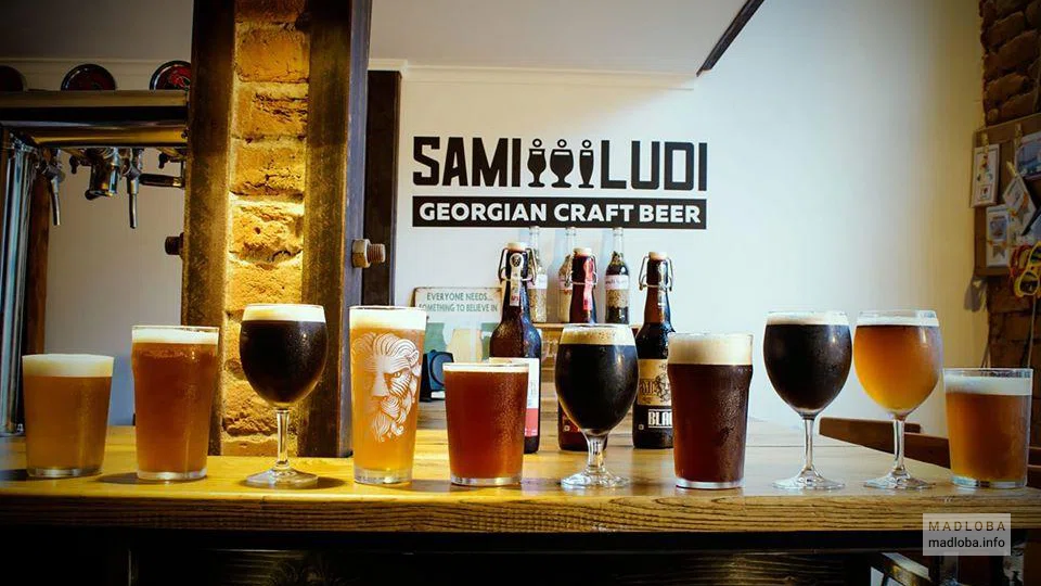 Ассортимент пива Beer restaurant "Sami Ludi"