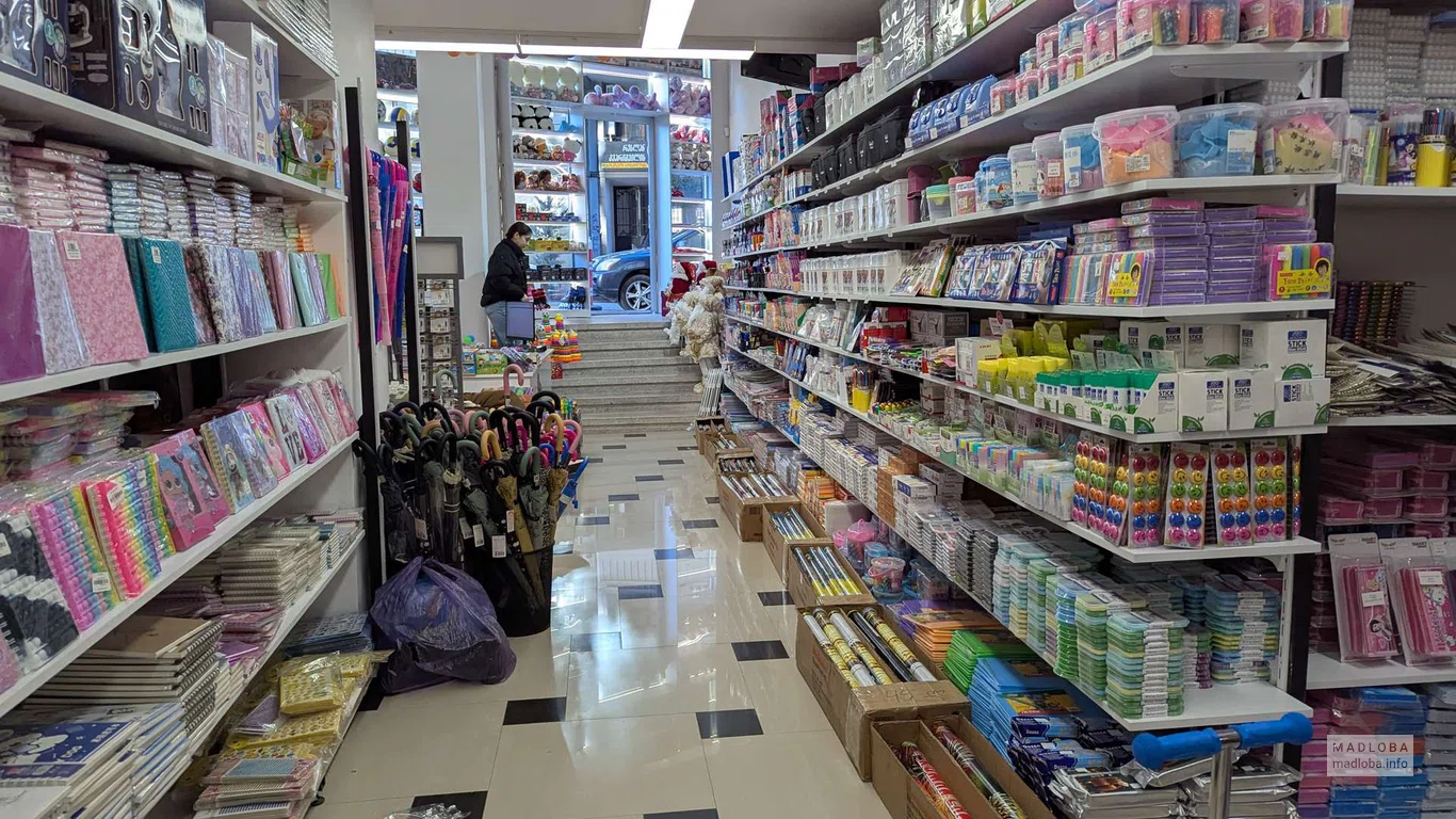канцтовары в магазине Sany Toys в Батуми