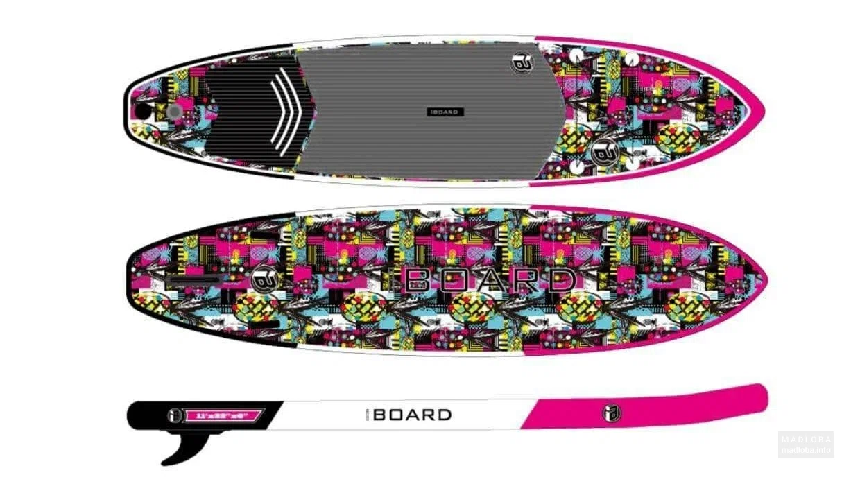 Темно розовый Sup в Board Batumi на прокат