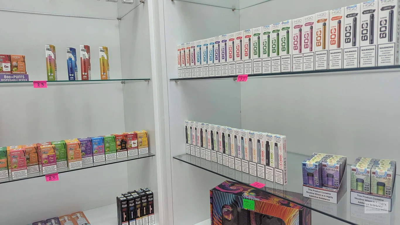 Satobacco в Батуми 🔋 — HQD, Air Bar, одноразовые вейпы и жидкости