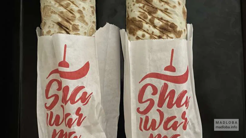 Шаурма в кафе Shawarma Ланд