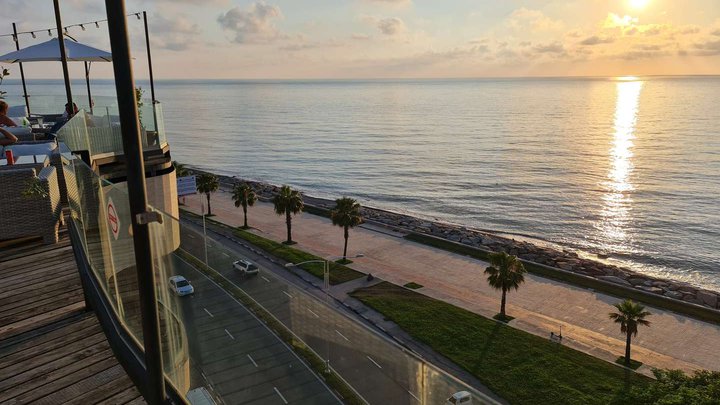 Observation deck on the roof "rooftop pool batumi"