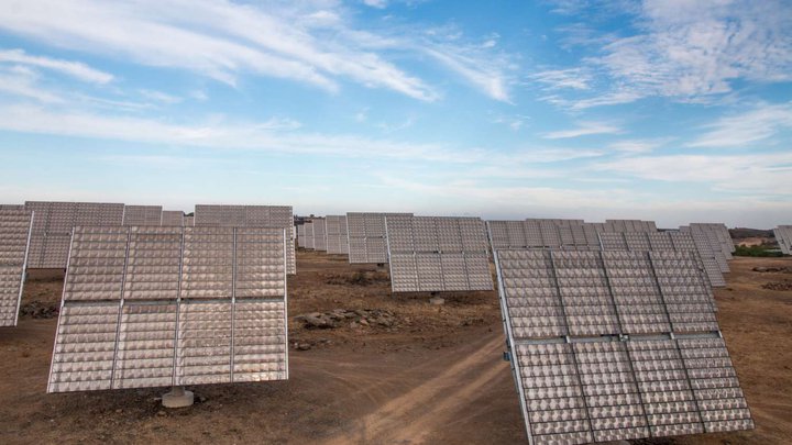 Solar power plant near Marneuli (under construction)