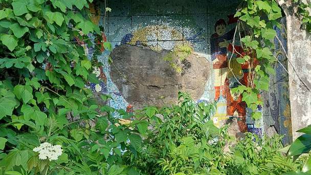 Soviet mosaic "Children"