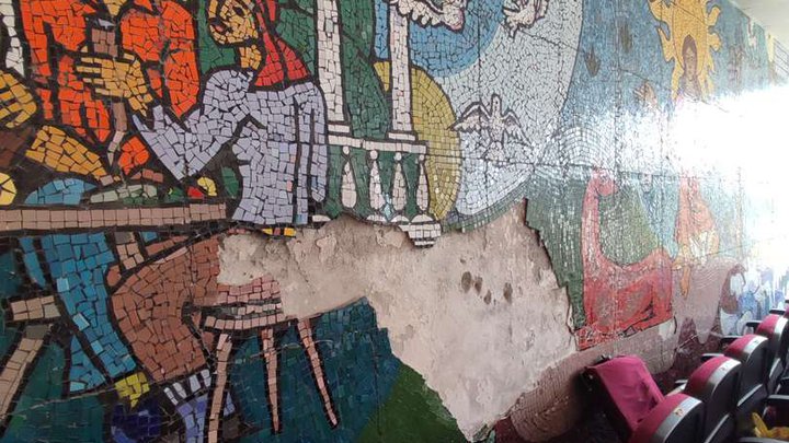Cultural centre soviet mosaic