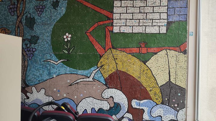 Cultural centre soviet mosaic