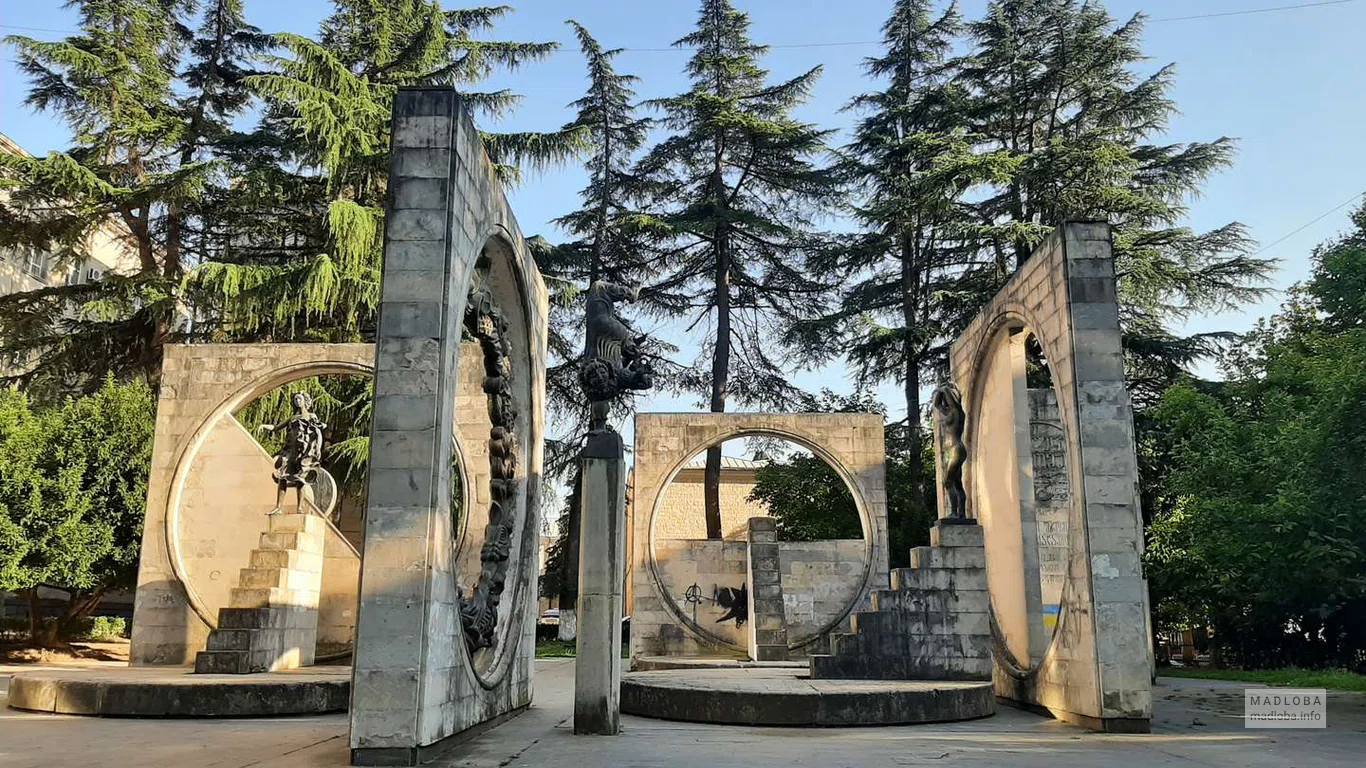 Complex of Soviet sculptures