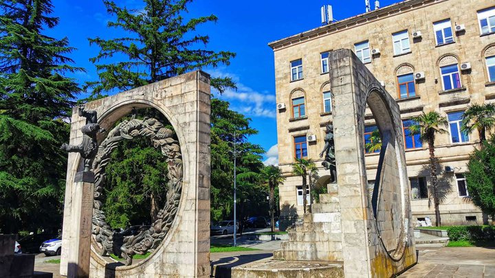 Complex of Soviet sculptures