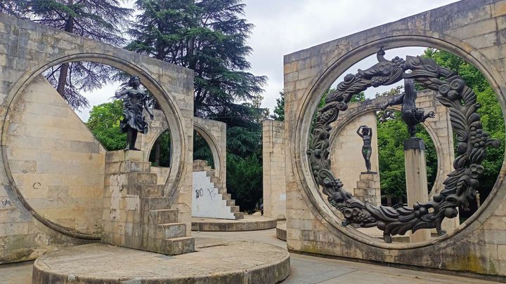 Complex of Soviet sculptures