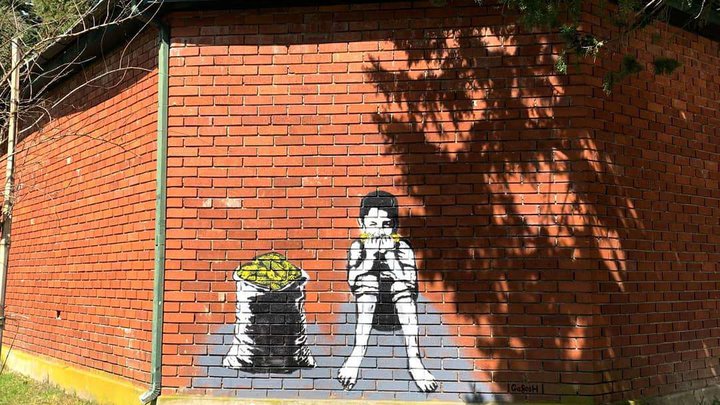 The Corn Seller (Banksy)