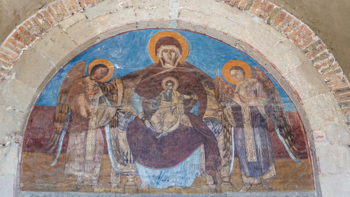 Фреска в храме Светицховели