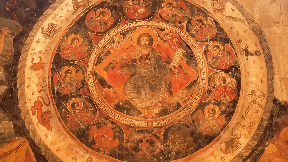 Фреска Страшного суда в храме Светицховели