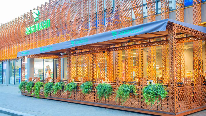 Cafe in the shopping center "AgroHub Batumi"