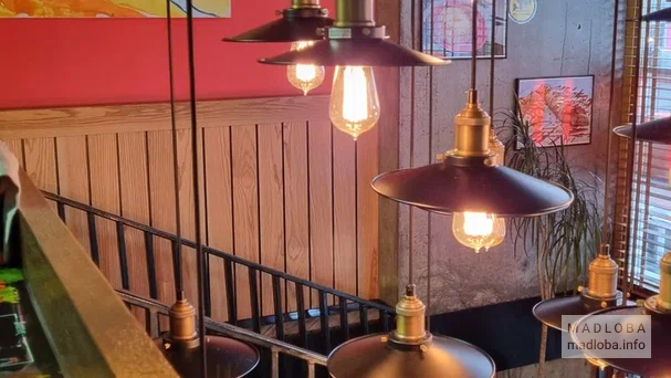 Декор в кофейне Tangerine Cafe