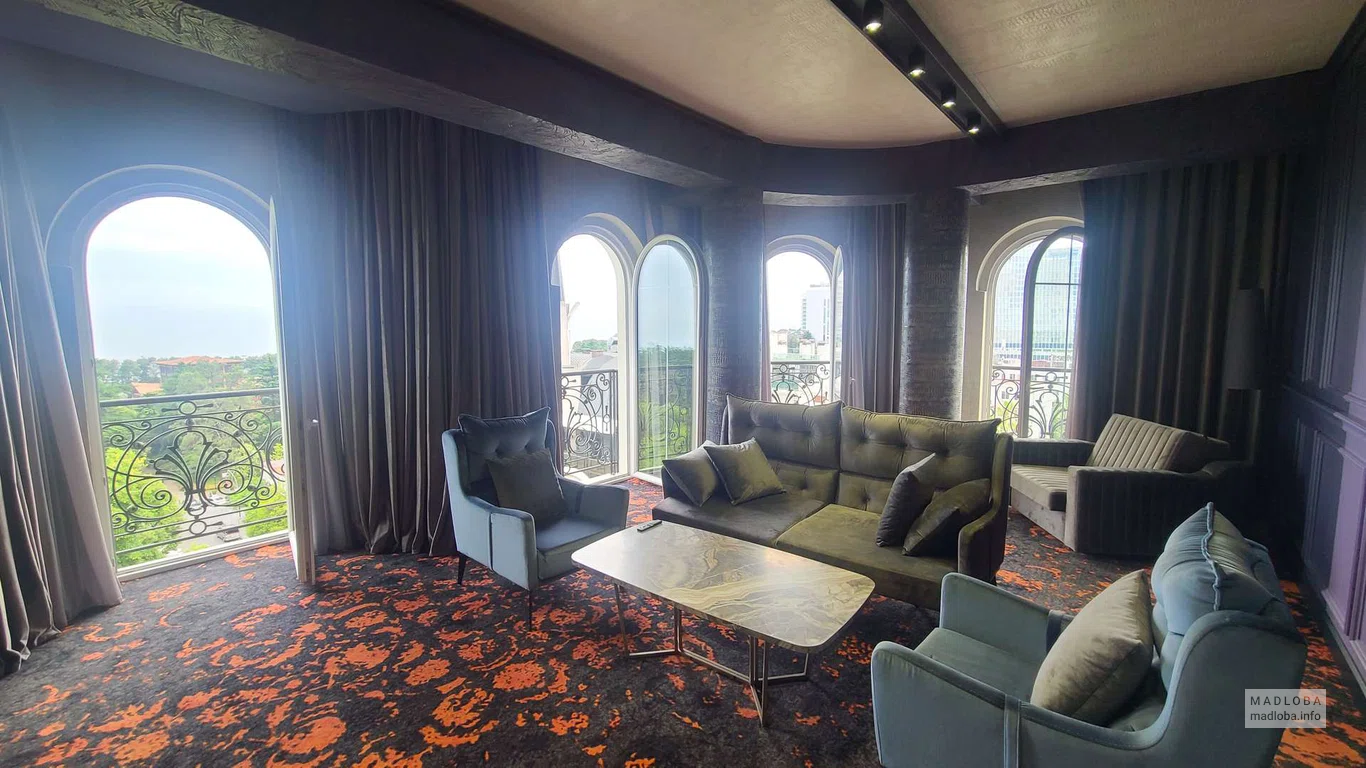 Зона отдыха в отеле Tapis Rouge 5*