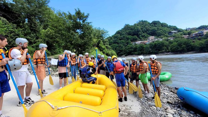Rafting and kayaking center