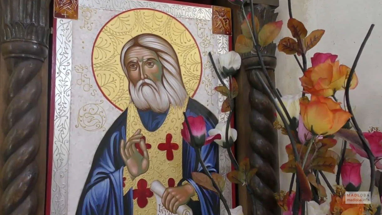 икона в церкви Святого Серафима Саровского