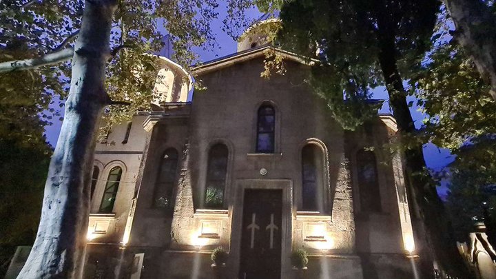 Церковь Святой  Самебы на кладбище Сапичхия