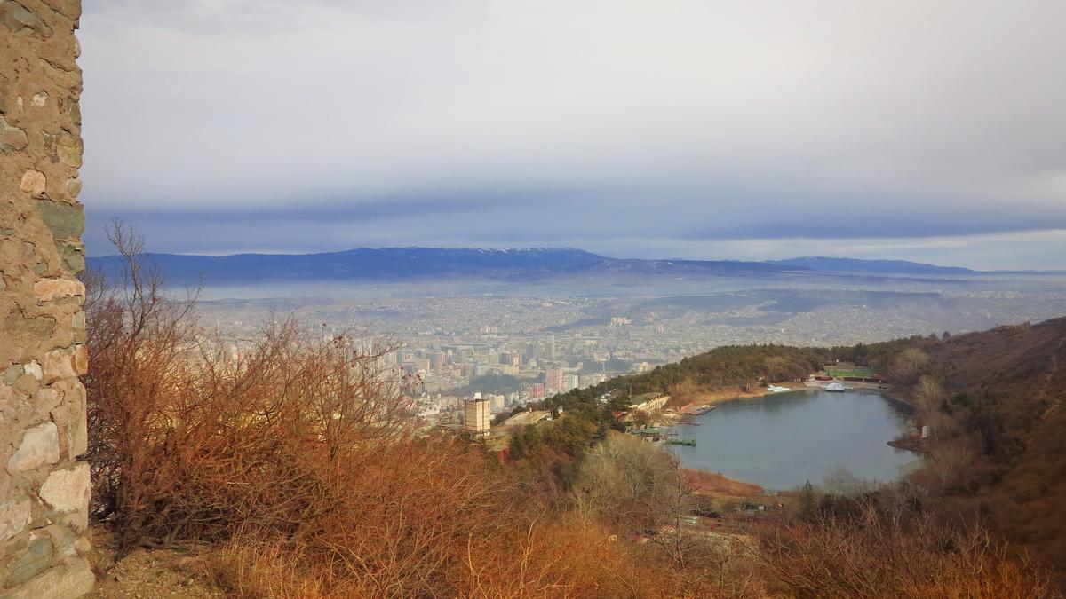 Кус-тба осенью вид сверху