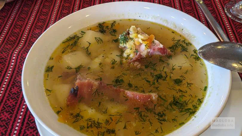 Суп с мясом