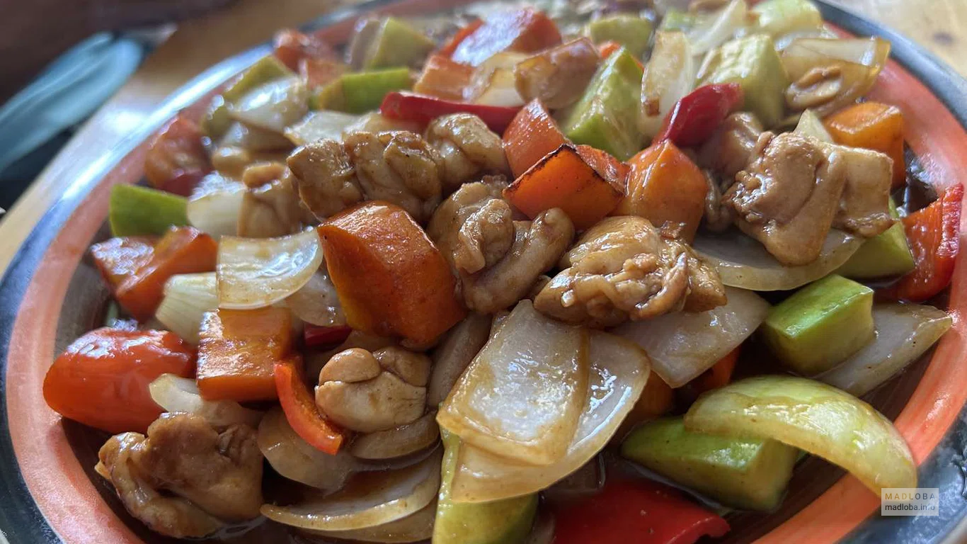 Овощное рагу с мясом