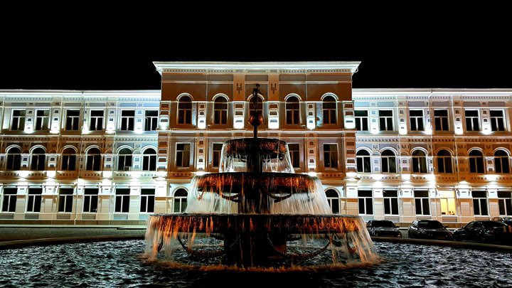 University fountain