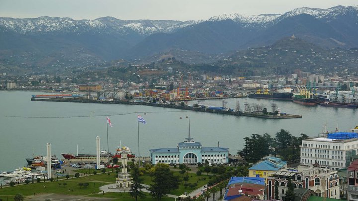 View of Batumi from "Umami at Clouds" (restaurant)