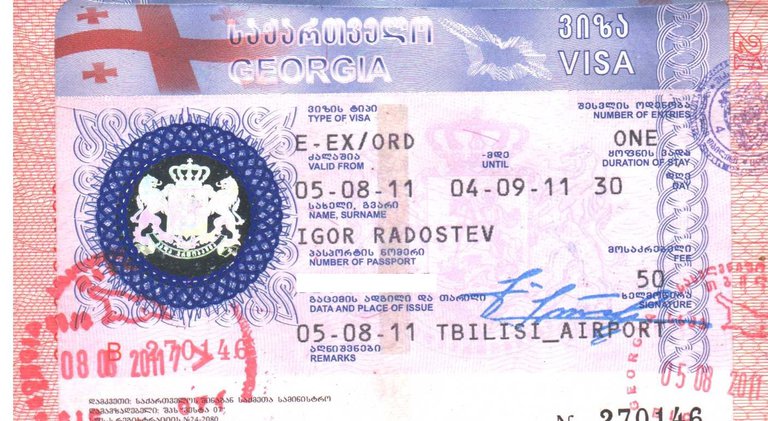 Visa to Georgia: features