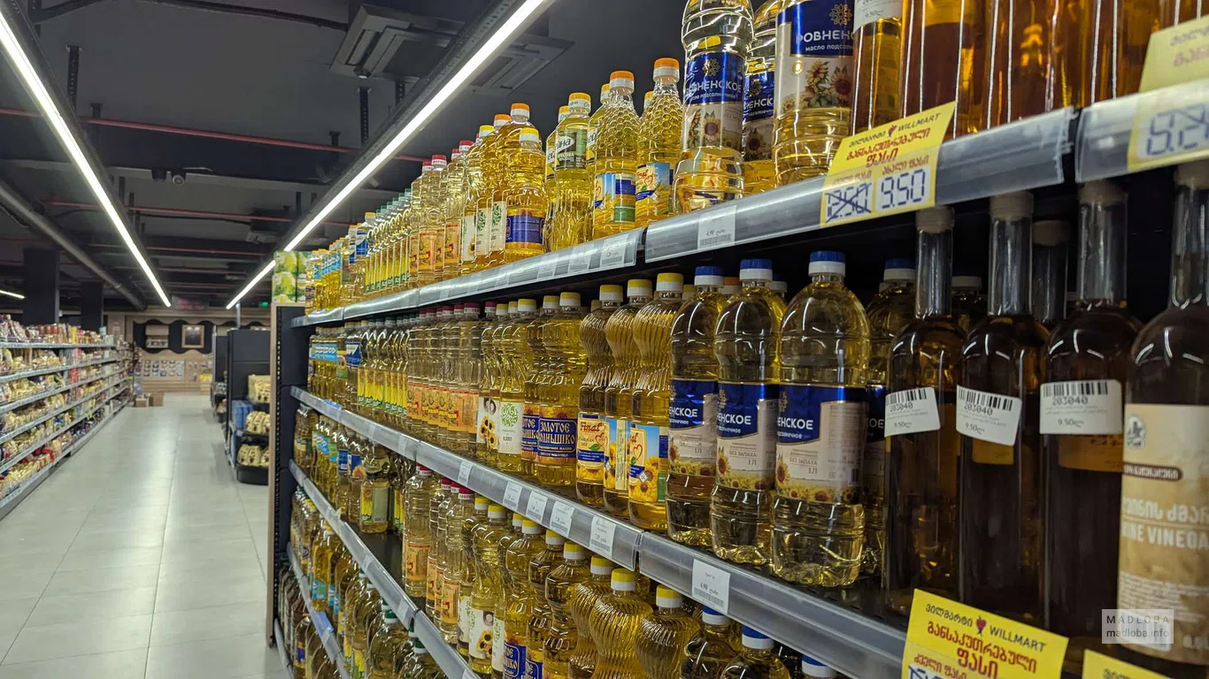 Подсолнечное масло в магазине Willmart