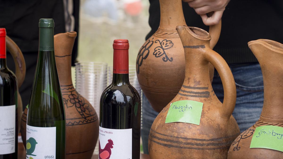 Wine from Georgian wineries