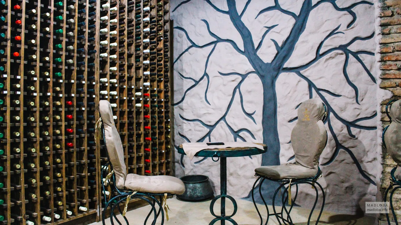 Зона отдыха гостей Wine Market