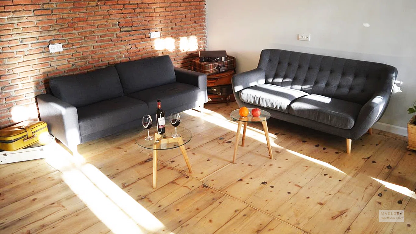 Зона отдыха в Woodmood Хостел