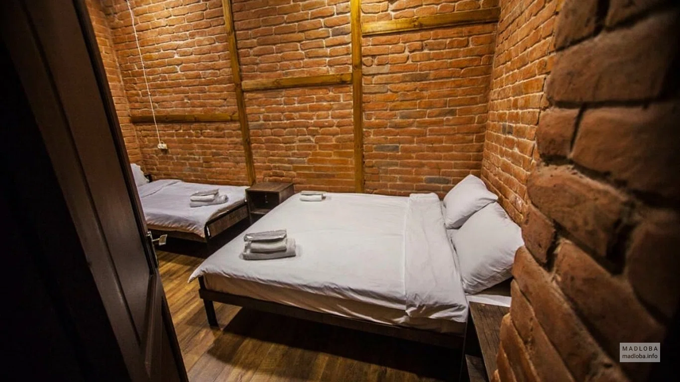 Спальня в Yeard Hotel в Грузии