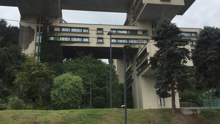 The building of the Ministry of Highways of the Georgian SSR
