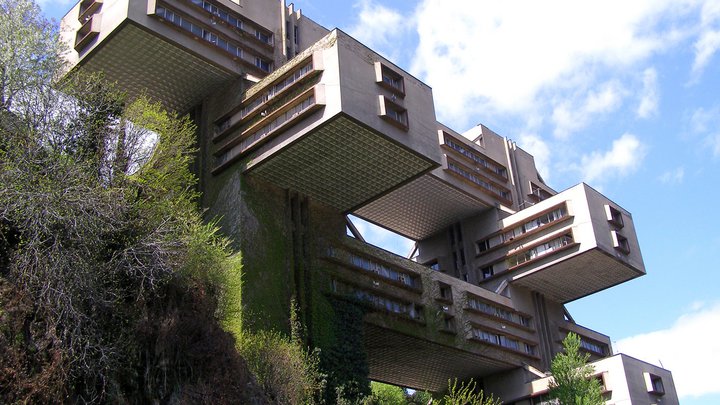 The building of the Ministry of Highways of the Georgian SSR