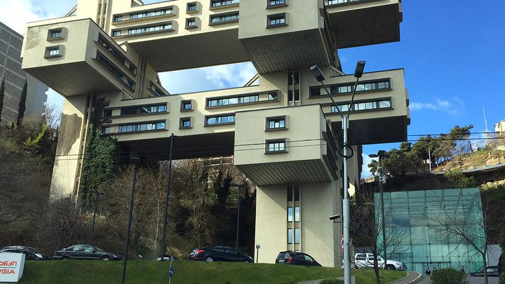 The building of the Ministry of Highways of the Georgian SSR