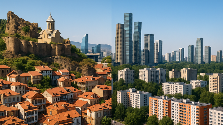 🏙️ Comparison of residential complexes in two capitals: Tbilisi and Moscow