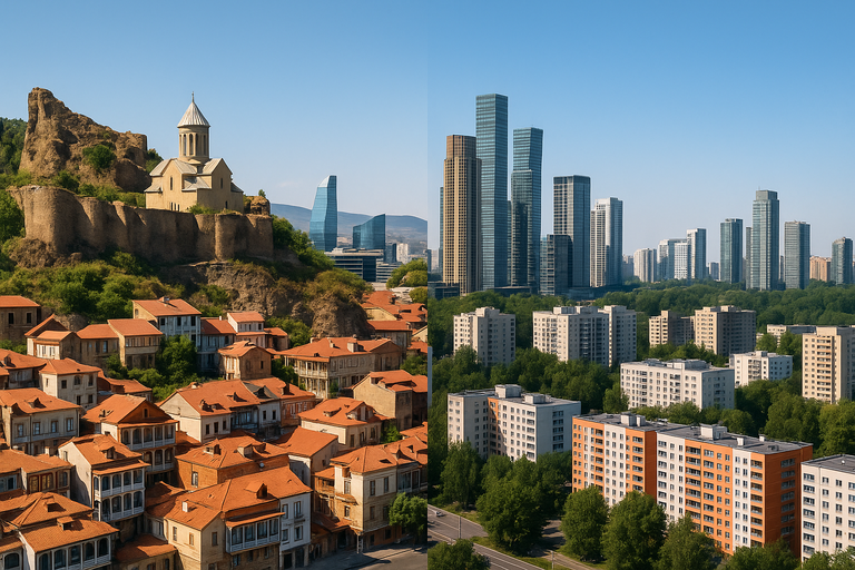 🏙️ Comparison of residential complexes in two capitals: Tbilisi and Moscow