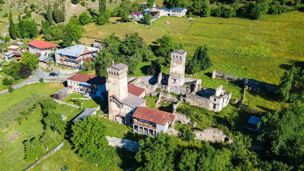 Жабешская Церковь Спасителя в Сванети
