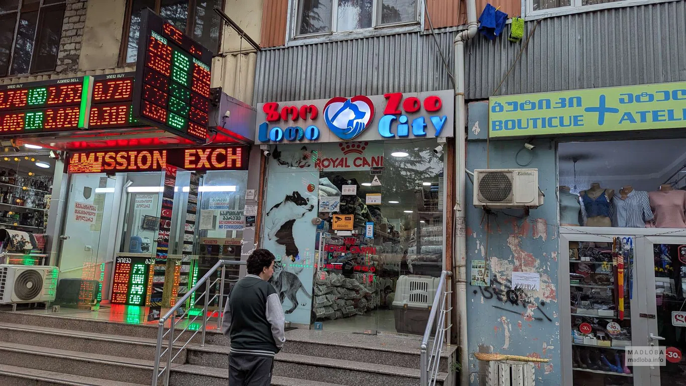 Зоомагазин "Zoo city" в Батуми