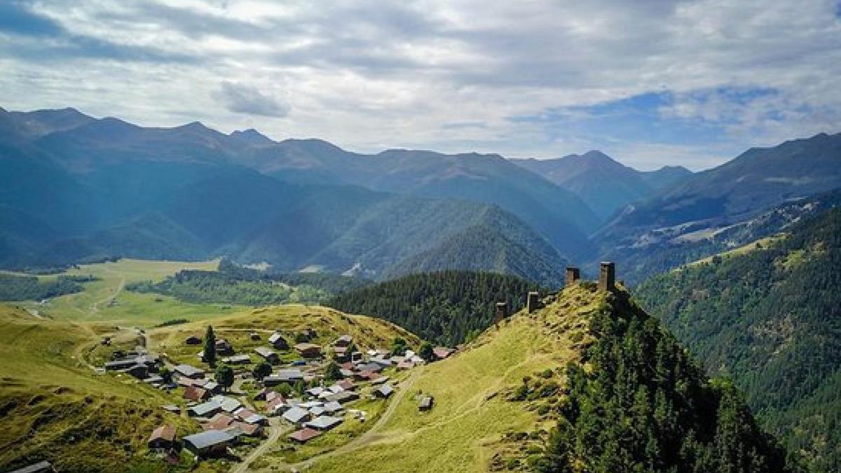 Вид на Абано