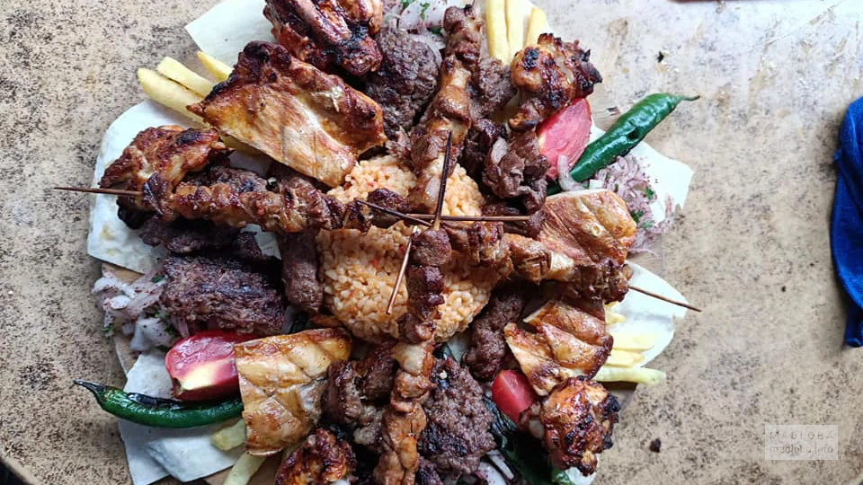 Мясо в ресторане Адана