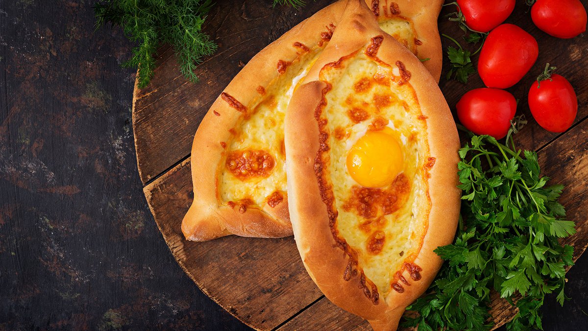 Georgian Khachapuri cuisine