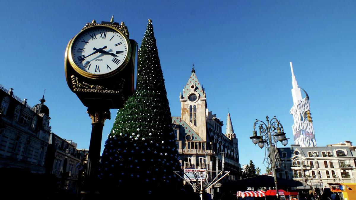 Clock on Europe Square