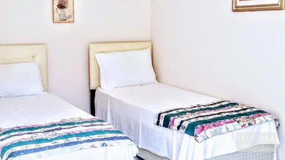 The interior of the bedroom in the room